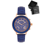 French Connection Blue Leather Strap Women's Watch FCF03UL