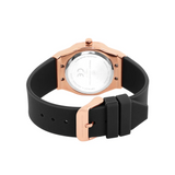 French Connection Black Silicone Strap Women's Watch FCH002BL-R