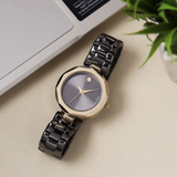 French Connection Gray Stainless Steel Strap Women's Watch FCH08GNM
