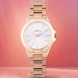 French Connection Rose Gold Stainless Steel Strap Women's Watch FCH11RGM