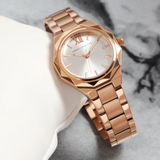 French Connection Rose Gold Stainless Steel Strap Women's Watch FCH1RGM