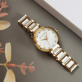 French Connection Two-Tone Ceramic Strap Women's Watch FCH4TM