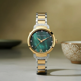 French Connection Green Dial Stainless Steel Strap Women's Watch FCH7TM