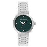 French Connection Green Dial Stainless Steel Strap Women's Watch FCH9SM