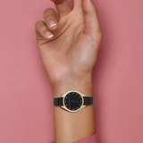 French Connection Black Dial Stainless Steel Mesh Strap Women's Watch FCK4BM