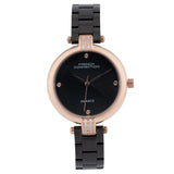 French Connection Black Dial Stainless Steel Strap Women's Watch FCM01BM