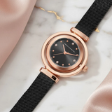 French Connection Black Stainless Steel Strap Women's Watch FCMX1BM