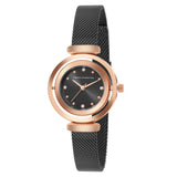 French Connection Black Stainless Steel Strap Women's Watch FCMX1BM