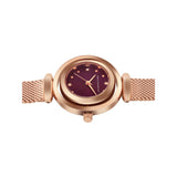 French Connection Purple Dial Stainless Steel Strap Women's Watch FCMX1RGM