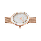 French Connection Rose Gold Stainless Steel Milanese Strap Women's Watch FCMX2SRGM