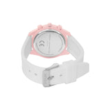 French Connection Pink Dial Silicon Strap Women's Watch FCMX3A