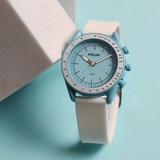 French Connection Blue Dial Silicon Strap Women's Watch FCMX3B
