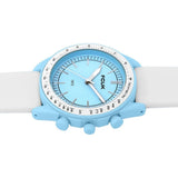French Connection Blue Dial Silicon Strap Women's Watch FCMX3B