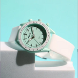 French Connection Green Dial Silicon Strap Women's Watch FCMX3D