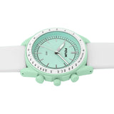 French Connection Green Dial Silicon Strap Women's Watch FCMX3D
