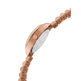 French Connection Green Dial Rose Gold Stainless Steel Strap Women's Watch FCN00085E