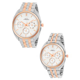 French Connection Two-Tone Stainless Steel Strap Couple's Watch FCN0113RTM