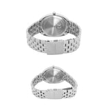 French Connection Gray Dial Stainless Steel Strap Couple's Watch FCN0113SM