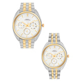 French Connection White Dial Stainless Steel Strap Couple's Watch FCN0113TM