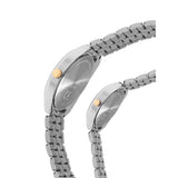 French Connection White Dial Stainless Steel Strap Couple's Watch FCN0113TM