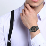 French Connection Black Stainless Steel Strap Men's Watch FCN0125BM