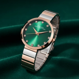 French Connection Green Dial Stainless Steel Strap Women's Watch FCN0128RTM