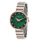 French Connection Green Dial Stainless Steel Strap Women's Watch FCN0128RTM
