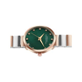 French Connection Green Dial Stainless Steel Strap Women's Watch FCN0128RTM