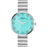 French Connection Sea Green Dial Stainless Steel Strap Women's Watch FCN0128SM
