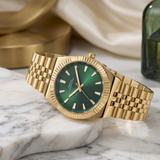 French Connection Gold Stainless Steel Strap Women's Watch FCN0212GM