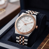 French Connection Two-Tone Stainless Steel Strap Women's Watch FCN0212SRTM