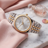 French Connection Two-Tone Stainless Steel Strap Women's Watch FCN0212STM