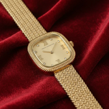 French Connection Gold Stainless Steel Mesh Strap Women's Watch FCO2GM