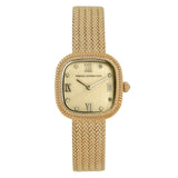 French Connection Gold Stainless Steel Mesh Strap Women's Watch FCO2GM