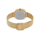 French Connection Gold Stainless Steel Mesh Strap Women's Watch FCO2GM