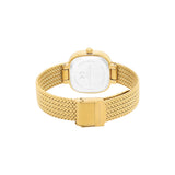 French Connection Green Dial Stainless Steel Mesh Strap Women's Watch FCO2NGM