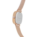French Connection Rose Gold Dial Stainless Steel Mesh Strap Women's Watch FCO2RGM