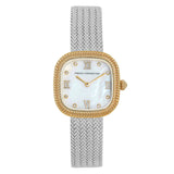 French Connection Silver Stainless Steel Mesh Strap Women's Watch FCO2SM