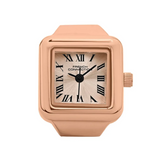 French Connection Rose Gold Stainless Steel Strap Ring Women's Watch FCR03RGM
