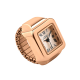 French Connection Rose Gold Stainless Steel Strap Ring Women's Watch FCR03RGM