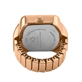 French Connection Rose Gold Stainless Steel Strap Ring Women's Watch FCR03RGM
