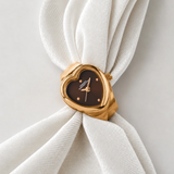 French Connection Heart Shape Stainless Steel Strap Ring Women's Watch FCR04BRGM