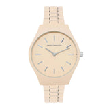 French Connection Beige Stainless Steel Strap Women's Watch FCS05B