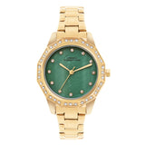 French Connection Green Dial Stainless Steel Strap Women's Watch FCU9NGM