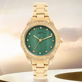 French Connection Green Dial Stainless Steel Strap Women's Watch FCU9NGM