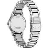 Citizen Eco-Drive Blue Dial Silver Stainless Steel Strap Women Watch FE1241-71L