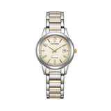 Citizen Eco-Drive Two-Tone Stainless Steel Strap Women Watch FE1244-72A