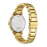 Citizen Eco-Drive Gold Stainless Steel Strap Women Watch FE6122-64A