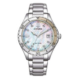 Citizen Eco-Drive Silver Stainless Steel Strap Women Watch FE6170-88D