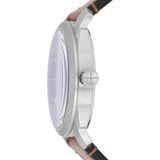 Fossil Machine Day-Date Display Tan LiteHide Leather Strap Men's Watch FS5920P